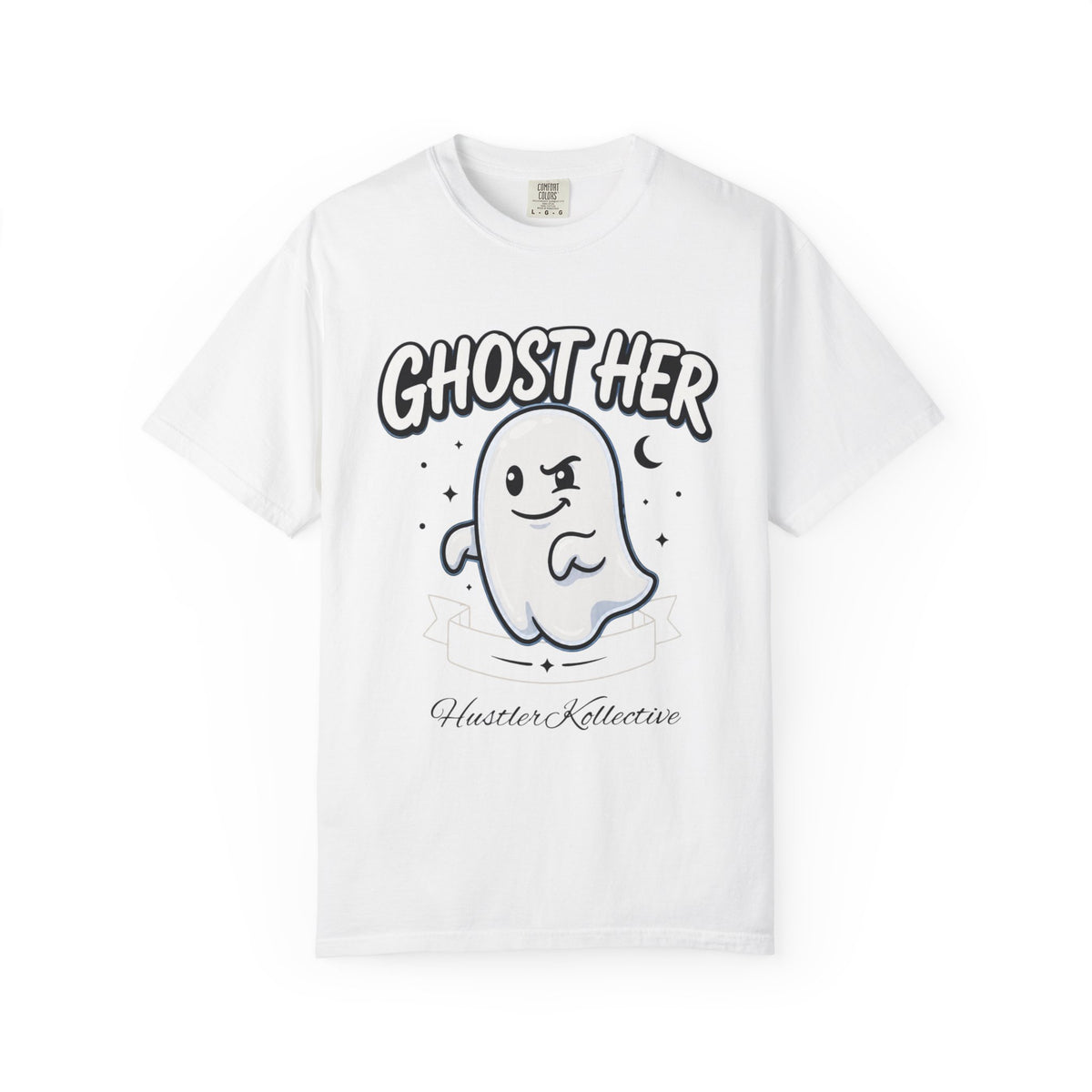 Ghost Her Graphic T-Shirt — Playful Halloween Tee