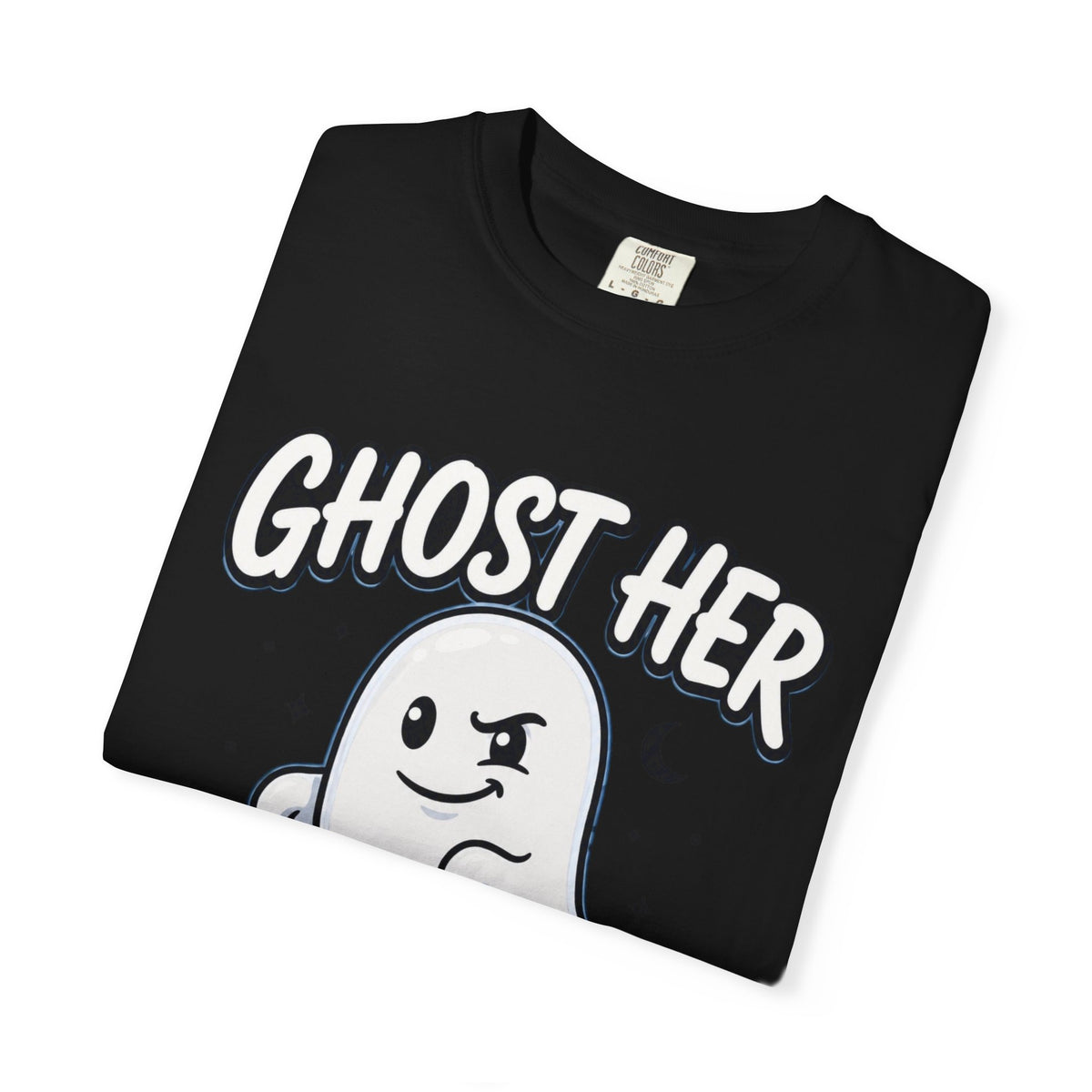 Ghost Her Graphic T-Shirt — Playful Halloween Tee