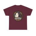 Halloween Ghost Tee — “Spooky Season” Cute Ghost & Cat Graphic T-Shirt