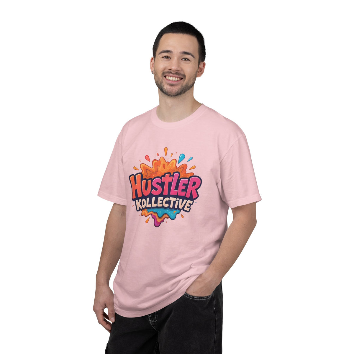 Hustler Kollective T-Shirt — Colorful Splash Logo Tee