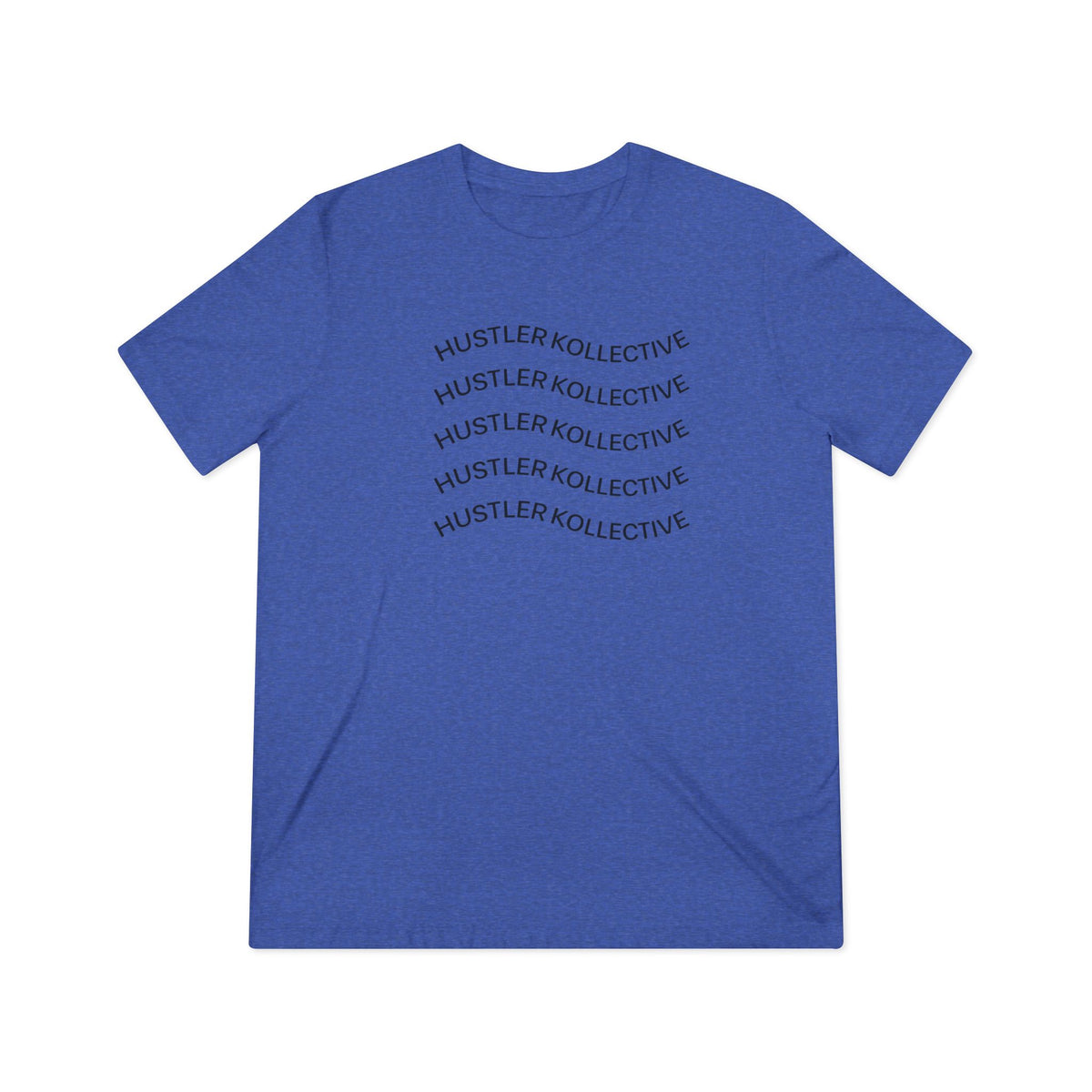 Wavy Minimalist Graphic Tee — Subtle Wave Line Design
