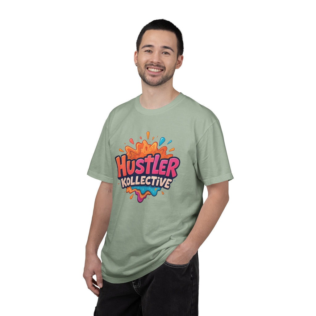 Hustler Kollective T-Shirt — Colorful Splash Logo Tee