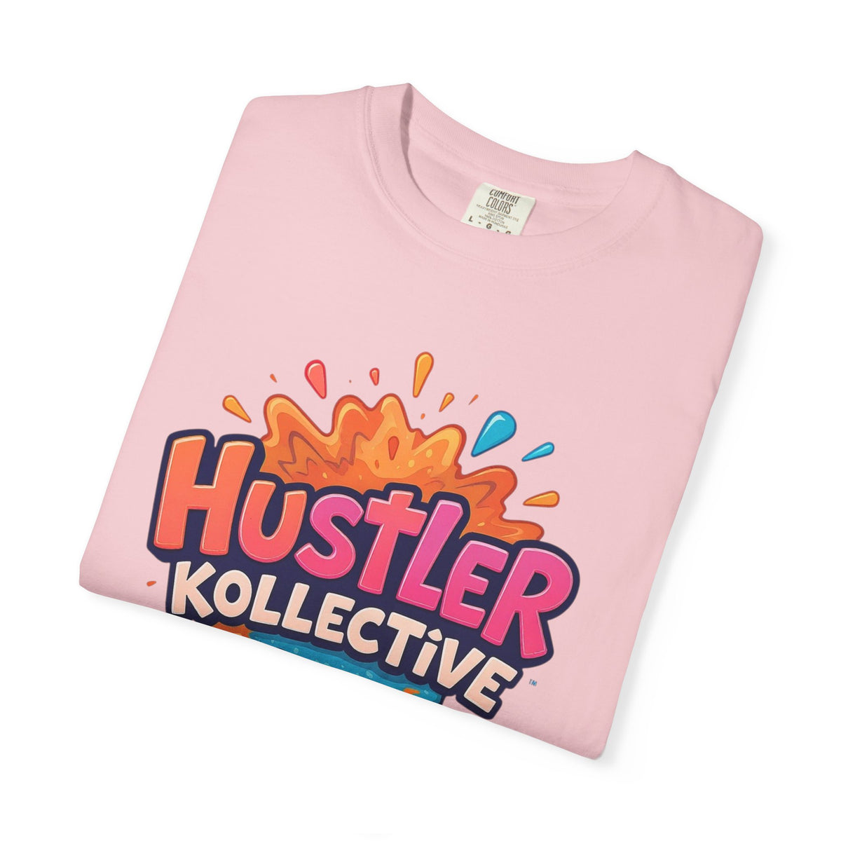Hustler Kollective T-Shirt — Colorful Splash Logo Tee