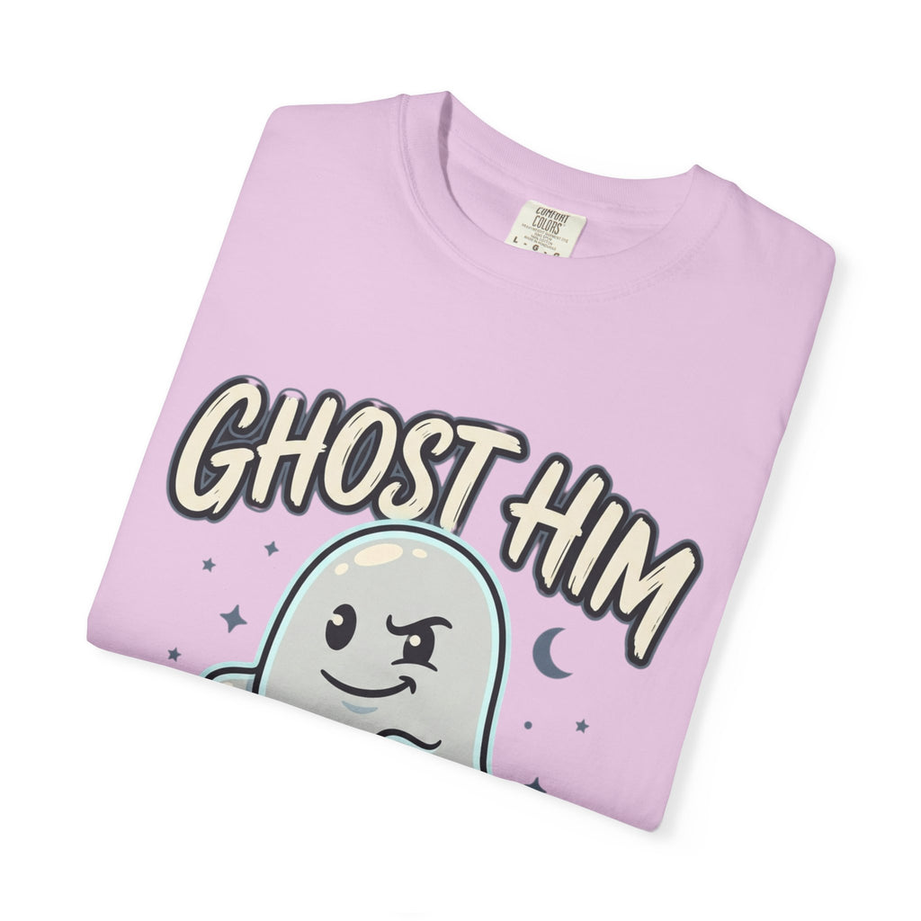 Ghost Him Graphic T-Shirt — Cute Ghost Illustration "Ghost Him" Tee