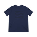 Wavy Minimalist Graphic Tee — Subtle Wave Line Design