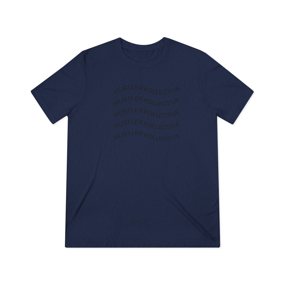 Wavy Minimalist Graphic Tee — Subtle Wave Line Design