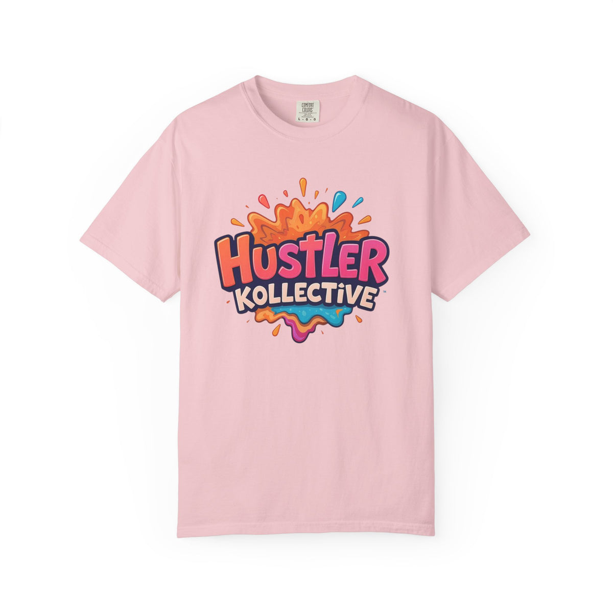 Hustler Kollective T-Shirt — Colorful Splash Logo Tee