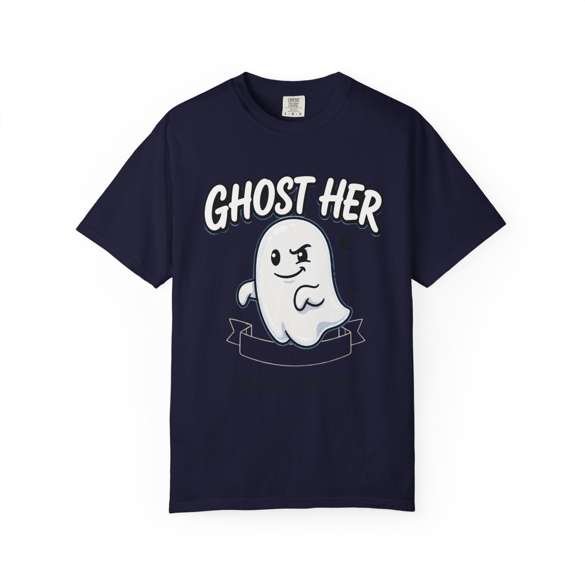 Ghost Her Graphic T-Shirt — Playful Halloween Tee