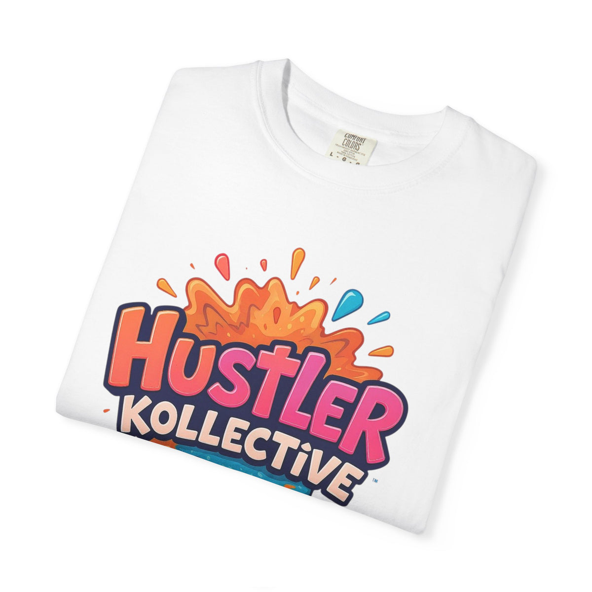 Hustler Kollective T-Shirt — Colorful Splash Logo Tee