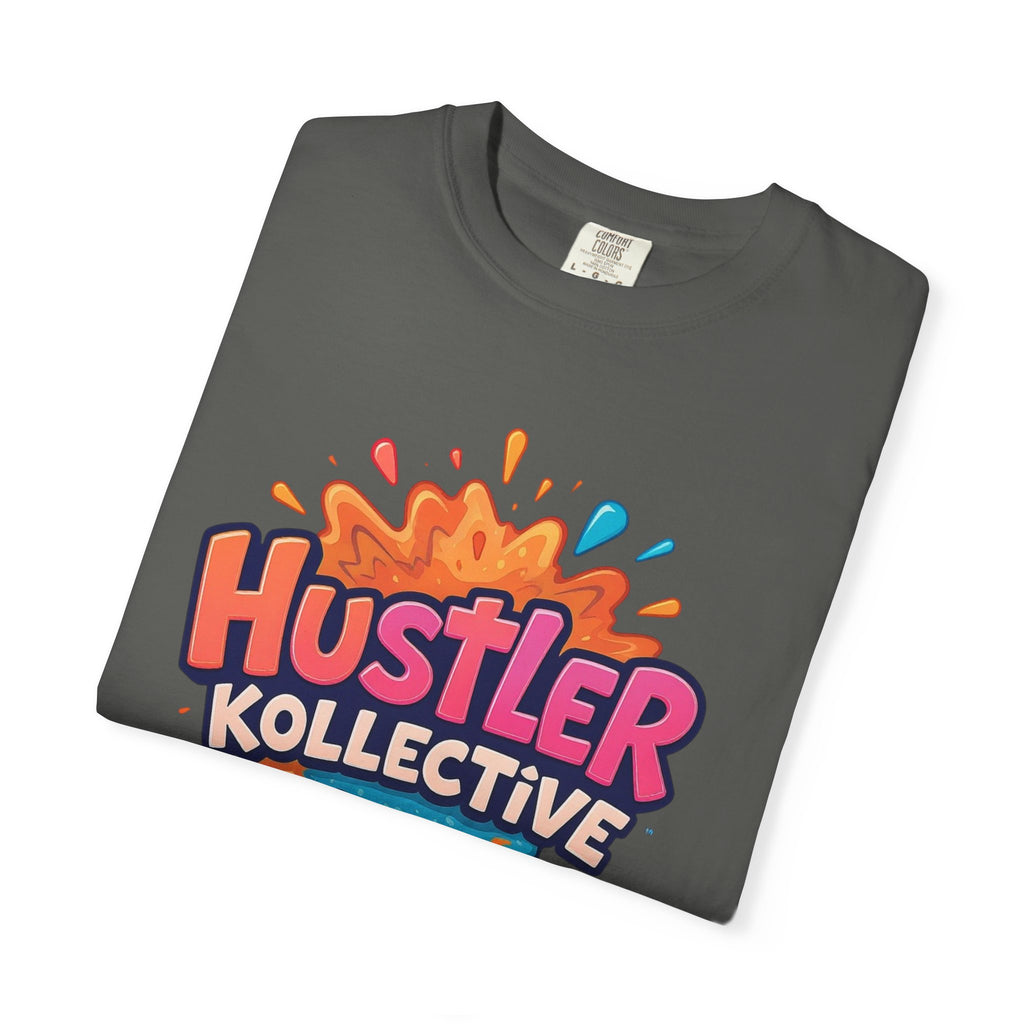 Hustler Kollective T-Shirt — Colorful Splash Logo Tee