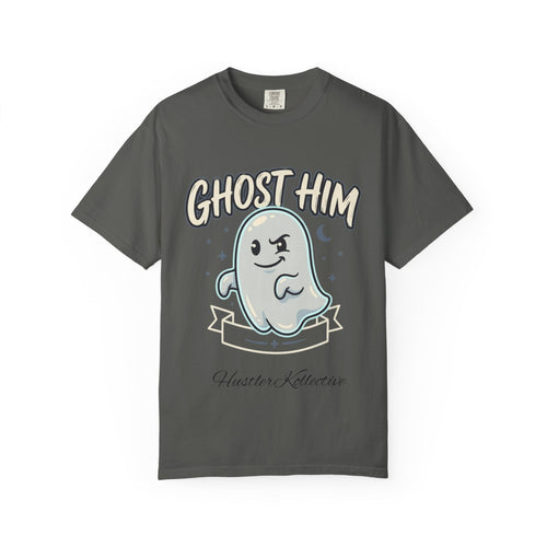 Ghost Him Graphic T-Shirt — Cute Ghost Illustration "Ghost Him" Tee