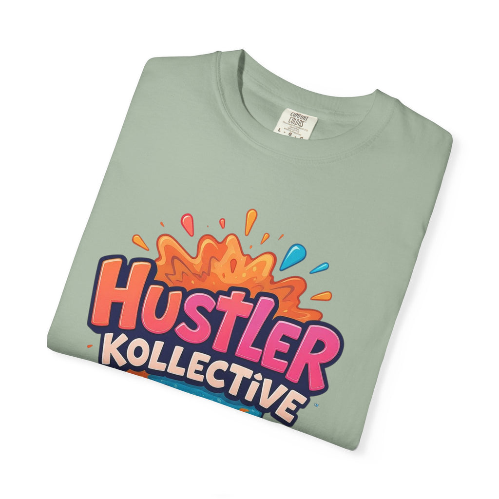 Hustler Kollective T-Shirt — Colorful Splash Logo Tee