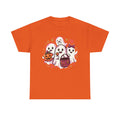 Halloween Ghosts Tee — Cute Trick-or-Treat Ghosts with Pumpkin & 'Trick or Treats' Candy Bag