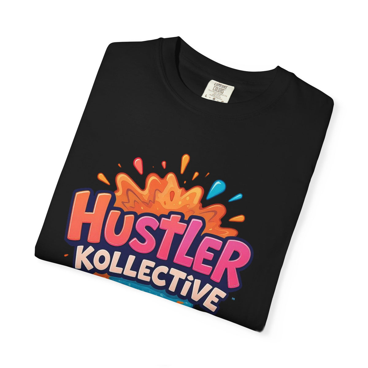 Hustler Kollective T-Shirt — Colorful Splash Logo Tee