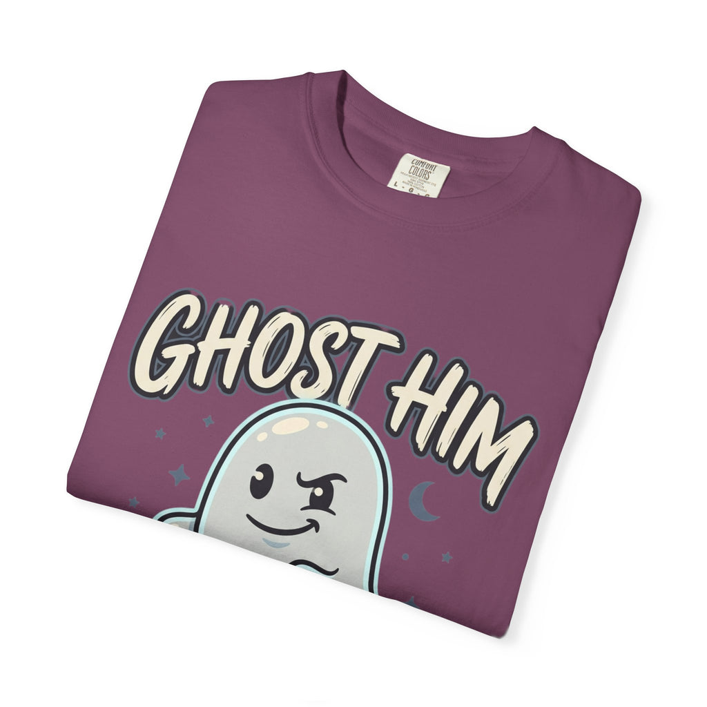 Ghost Him Graphic T-Shirt — Cute Ghost Illustration "Ghost Him" Tee