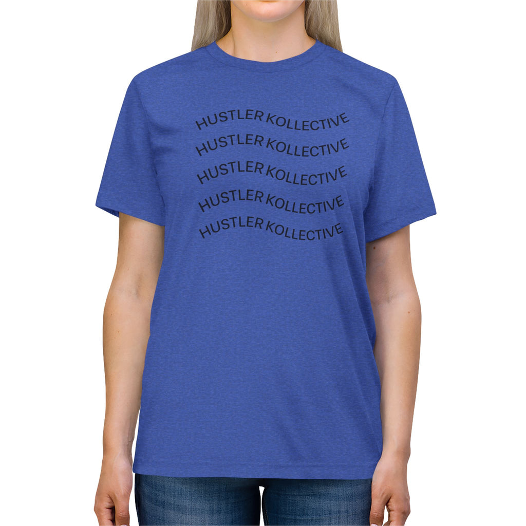 Wavy Minimalist Graphic Tee — Subtle Wave Line Design