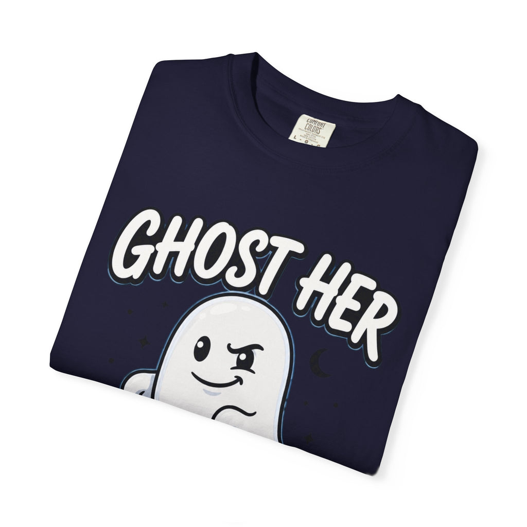 Ghost Her Graphic T-Shirt — Playful Halloween Tee