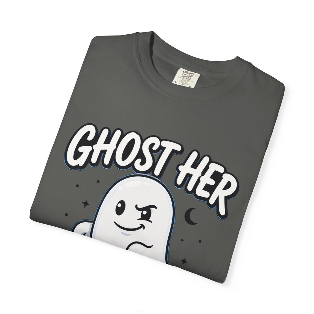 Ghost Her Graphic T-Shirt — Playful Halloween Tee